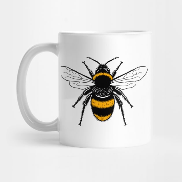 Worker Bee Symbol - Manchester Bee by dumbshirts